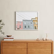 "Georgetown Three" - Art Print in Blush Pink by Lindsay Ferraris Photography - In a Room