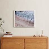 "Shell Beach no. 2" - Art Print in Sand by Krissy Bengtson - In a Room