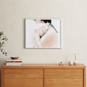 "Beach Nap" - Art Print in Emerald by Andi Pahl - In a Room
