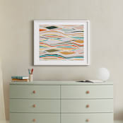 "Colorful landscapes" - Art Print in Mint Landscape by Bethania Lima - In a Room