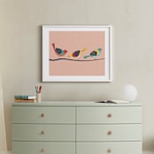 "Out on a Limb" - Art Print in Sunset by Wild Lily Designs - In a Room