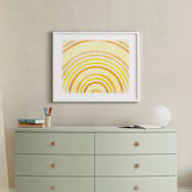 "In The Morning Sun" - Art Print in Yellows by Alex Isaacs Designs - In a Room