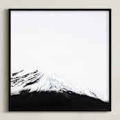 "True North" - Art Print in White by Irene Suchocki - Framed