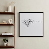 "The Sassi" - Art Print in Sassi Black by Amy Toneys - In a Room