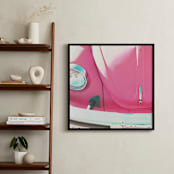 "Punch Buggy" - Art Print in Fushia by Mechelle Gilford - In a Room