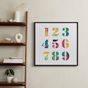 "Count on Me" - Art Print in Colorful by Stacy Kron - In a Room