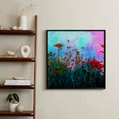 "Resiliency" - Art Print in Sky Blue by Mechelle Gilford - In a Room