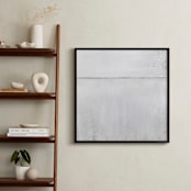 "Wintery Landscape" - Art Print in Winter White by Leanne Friedberg - In a Room
