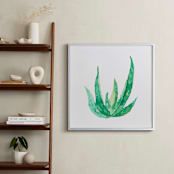 "Aloe #1" - Art Print in Organic Green by Belia Simm - In a Room