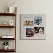 "Four Photo: Square Framed Photo" - Framed Photo in Cream by Mary Kay Garttmeier - In a Room