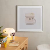 "click click" - Art Print in Light Grey by Alicia Abla - In a Room
