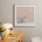 "Moon Balloon Too" - Art Print in Blush moon by Maja Cunningham - In a Room