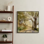 "Dreamy Olive Trees" - Art Print in Olive Green by Bethany Hackmann - In a Room