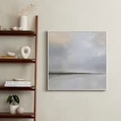 "Morning Hour" - Art Print in Cloud by Wendy Smith - In a Room