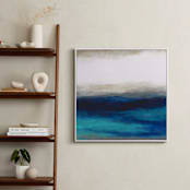"Liquid Peace" - Art Print in Blue by Melissa Marquardt - In a Room
