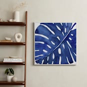"Azul II" - Art Print in White by Luz Alliati - In a Room