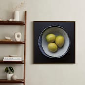"Three Lemons" - Art Print in lemon juice by Deborah Chou - In a Room
