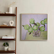 "Lime Hydrangea" - Art Print in Lime Hydrangea by Cristina Marie - In a Room