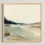 "Arthur" - Art Print in Misty Green by Mande Calhoun - Framed