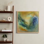 "Winds of Change" - Art Print in Marigold by Stacy Kron - In a Room