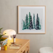 "Scenic Route" - Art Print in White by Kelsey McNatt - In a Room