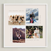 "Four Photo: Square Framed Photo" - Framed Photo in Cream by Mary Kay Garttmeier - Framed