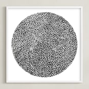 "Rice" - Art Print in Black by Bryn Wears-Fitipaldi - Framed
