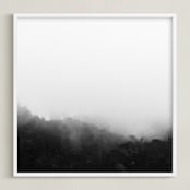 "Bewilder" - Art Print in Black and White by Jessica C Nugent - Framed