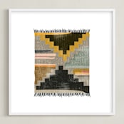 "Tapestry 4" - Art Print in Sea Change by Kate Capone - Framed