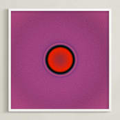"Sun in the dust. Variations 53" - Art Print in Magenta Red by Arash Fattahi Acosta - Framed