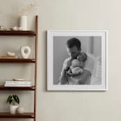 "The Big Picture: Father's Day Framed Photo" - Framed Photo in White by Minted - In a Room