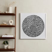 "Rice" - Art Print in Black by Bryn Wears-Fitipaldi - In a Room