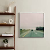 "Road and Rain #2" - Art Print in original blue/green by ALICIA BOCK - In a Room
