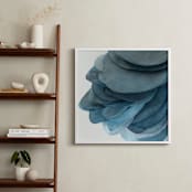 "Sky Pebbles 5" - Art Print in Sea blue by Jenny Phillips - In a Room