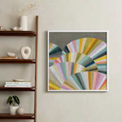 "Fan Out" - Art Print in White by melanie mikecz - In a Room