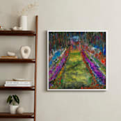 "Walk this way" - Art Print in Garden Magenta by Stuart Heir - In a Room