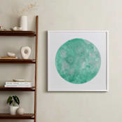 "Garden Moon" - Art Print in Garden Green by Emily Magone - In a Room