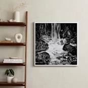 "Water and stones" - Art Print in Black and white by NSMARK - In a Room