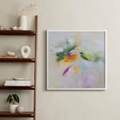 "Garden Party No. 2" - Art Print in Bright Blush by Julia Contacessi - In a Room