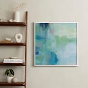 "Summer Reflections" - Art Print in Sky Blue by Amy Hall - In a Room