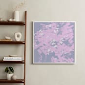 "Dynamic Movement 9.3" - Art Print in Pastel Pink by Simona Gocan - In a Room