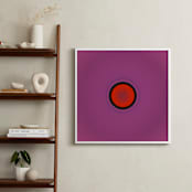 "Sun in the dust. Variations 53" - Art Print in Magenta Red by Arash Fattahi Acosta - In a Room