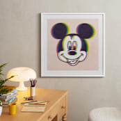 "Glitch" - Art Print in Blush by Igor - In a Room