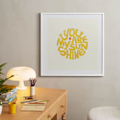 "Forever Sunshine" - Art Print in Sunflower by Carrie ONeal - In a Room