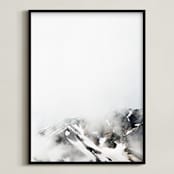 "Shroud" - Art Print in Fog by Heather Deffense - Framed