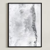 "Rush II" - Art Print in monochrome by Kamala Nahas - Framed