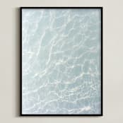 "Wave Patterns" - Art Print in Tide by Tommy Kwak - Framed
