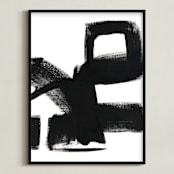 "Untitled 1" - Art Print in Black and White by Jaime Derringer - Framed