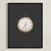 "Test the Skies" - Art Print in Weathered Metal by Jayna B - Framed