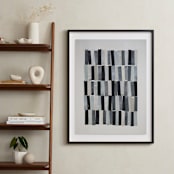 "tonality I" - Art Print in Slate by Sara Hicks Malone - In a Room